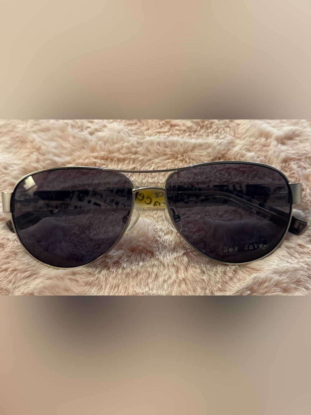Aviator-Style Sunglasses in Smoke Gradient